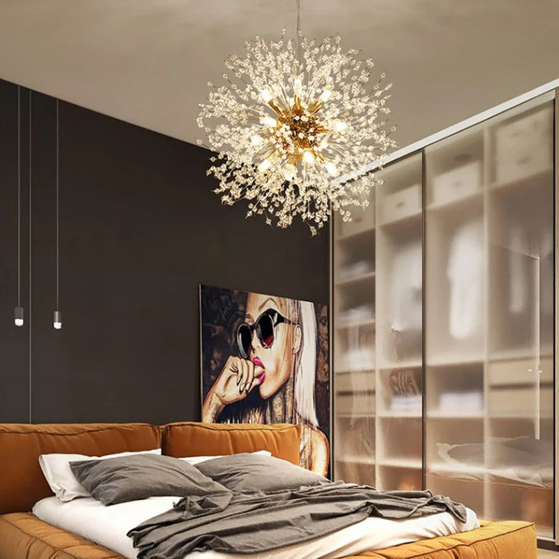 Modern Dandelion Chandelier