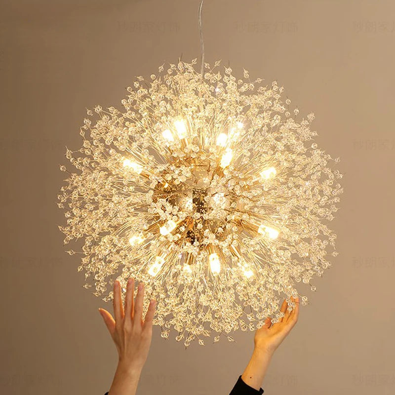 Modern Dandelion Chandelier