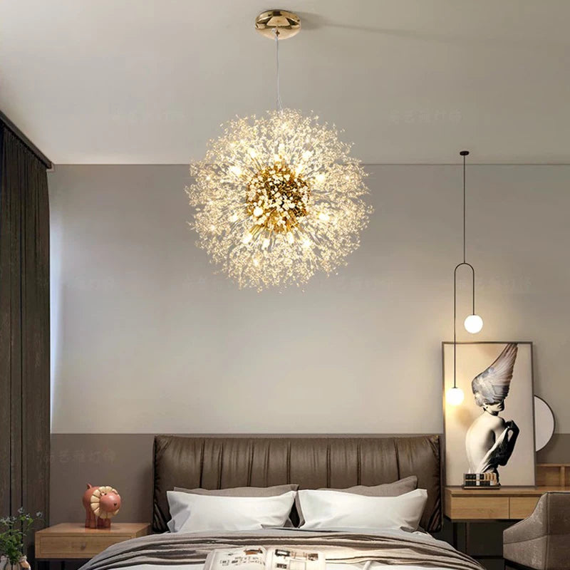 Modern Dandelion Chandelier