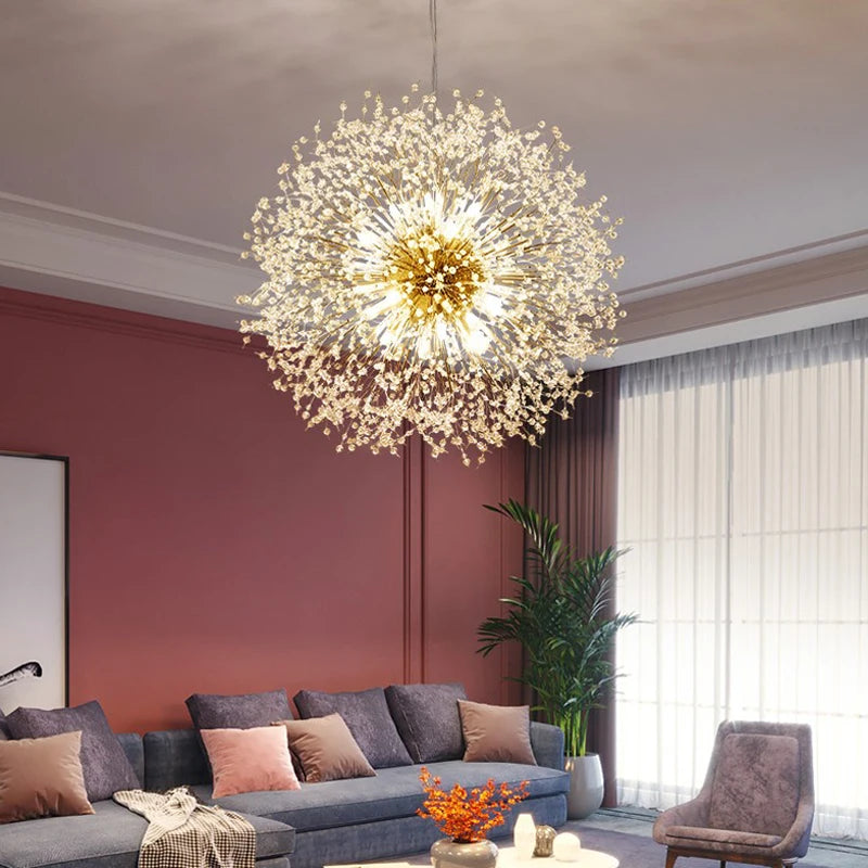 Modern Dandelion Chandelier