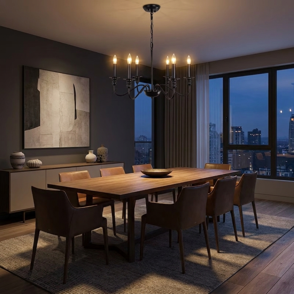 Retro Loft Chandelier