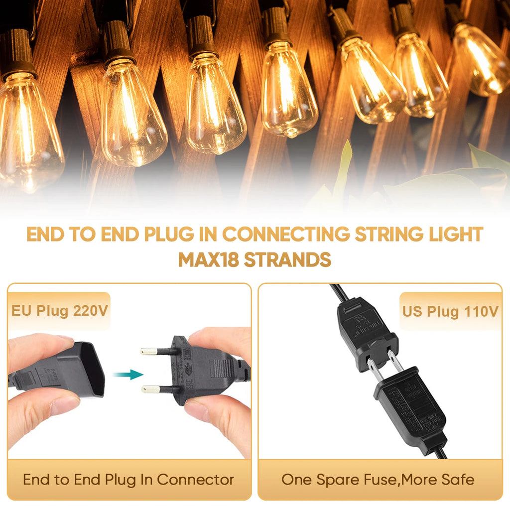 ST38 Outdoor String Lights