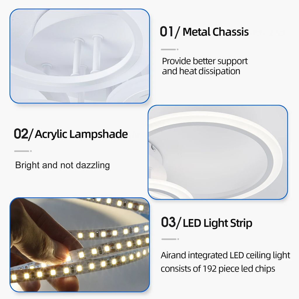 Dimmable LED Chandelier