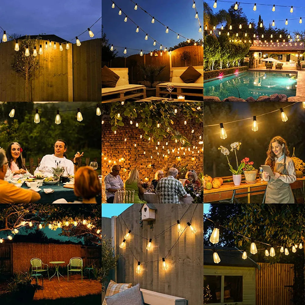 Outdoor LED String Lights **Eu plug only**