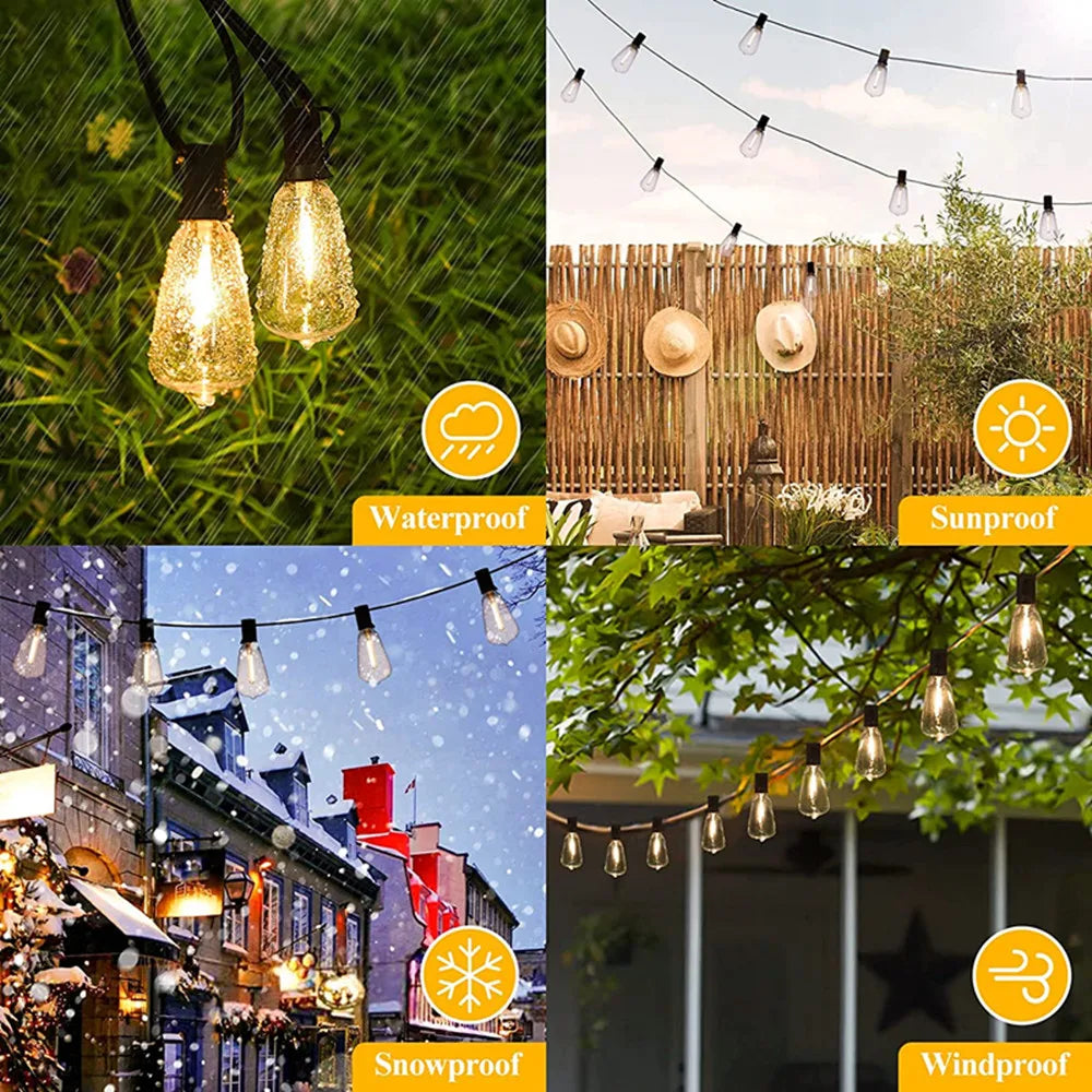 Outdoor LED String Lights **Eu plug only**