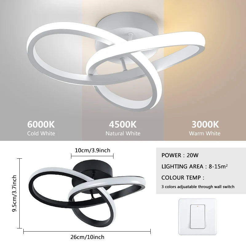 Modern LED Flush Mount Light