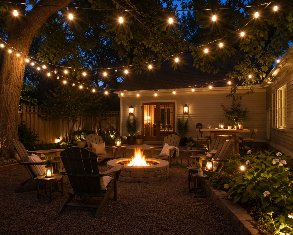 Outdoor LED String Lights **Eu plug only**